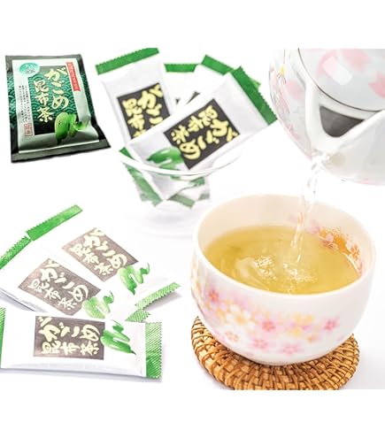 Amazon.co.jp: うめ海鮮 がごめ昆布茶 昆布茶 北海道産 60p（20p入り×3